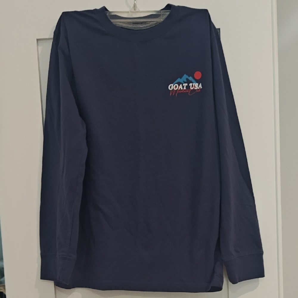 GOAT USA Kids Long Sleeve Tee - Navy